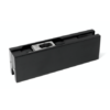 Black Glass door Hydraulic hinge MODERN GLASS SHOP www_lasit_fi