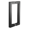 Black Glass door puller hinge MODERN GLASS STORE www_lasit_fi
