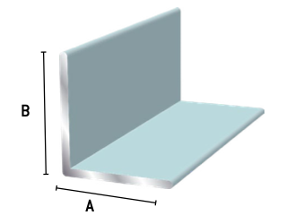 Lasituslista alumiini L-kulmaprofiili Luonnonväriin anodisoitu - 20×20mm S2mm Luonnonväriin anodisoitu