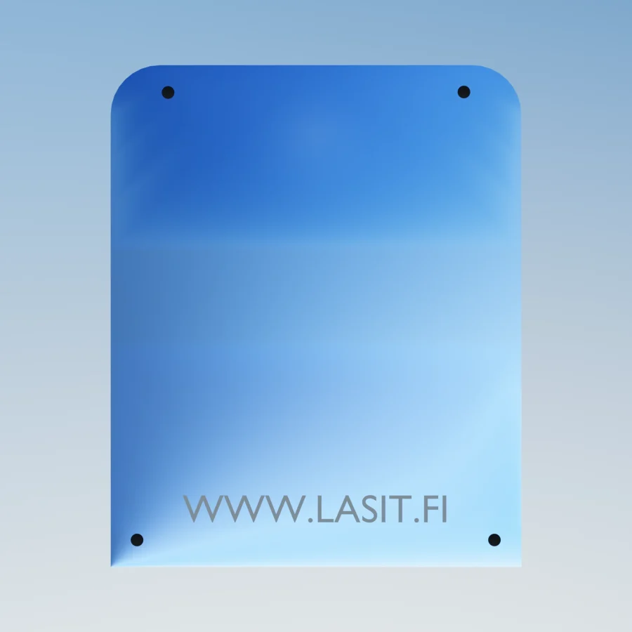 Åkerman EC Excavator Windshield Glass – Upper glass – Karkaistu Vihreä