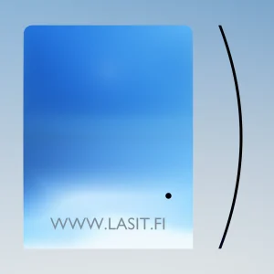 Kobelco SR Kaivinkone tuulilasi – ylempi lasi - Työkoneen lasi