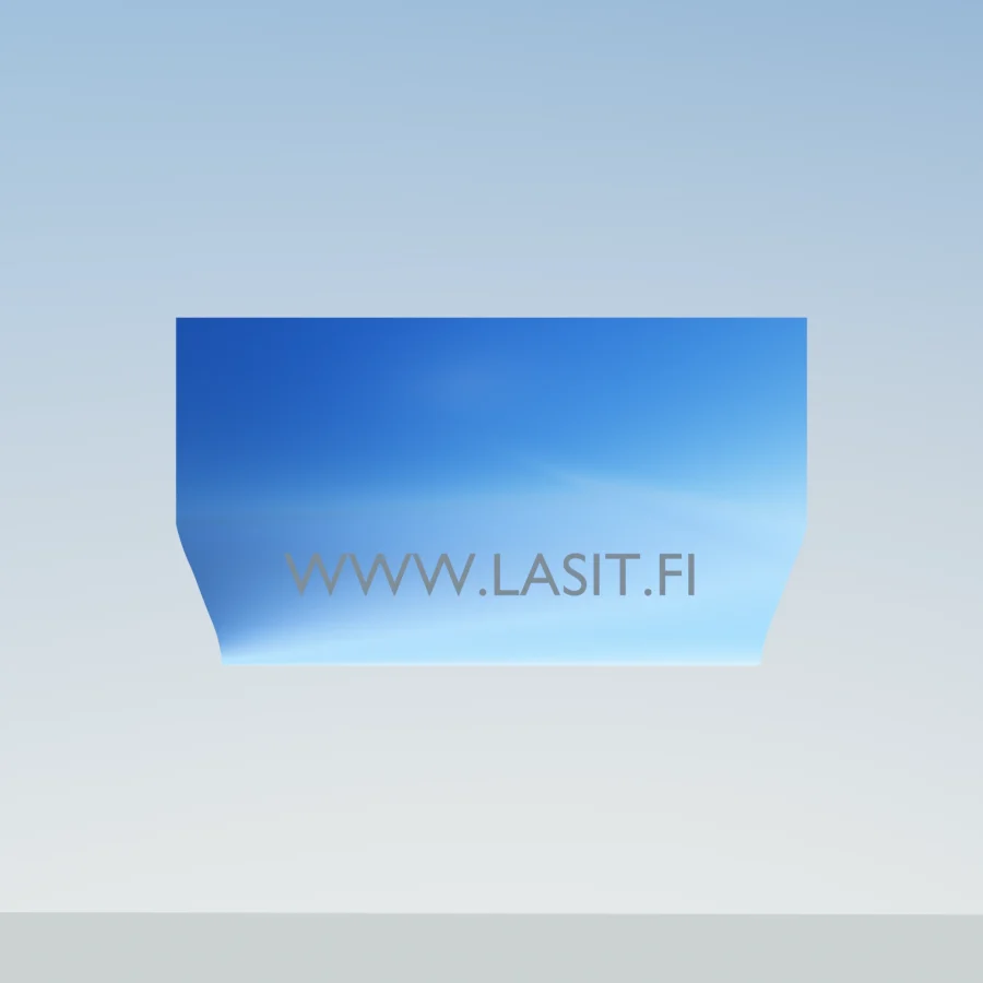 Doosan DX Kaivinkone tuulilasi – alempi lasi - Työkoneen lasi